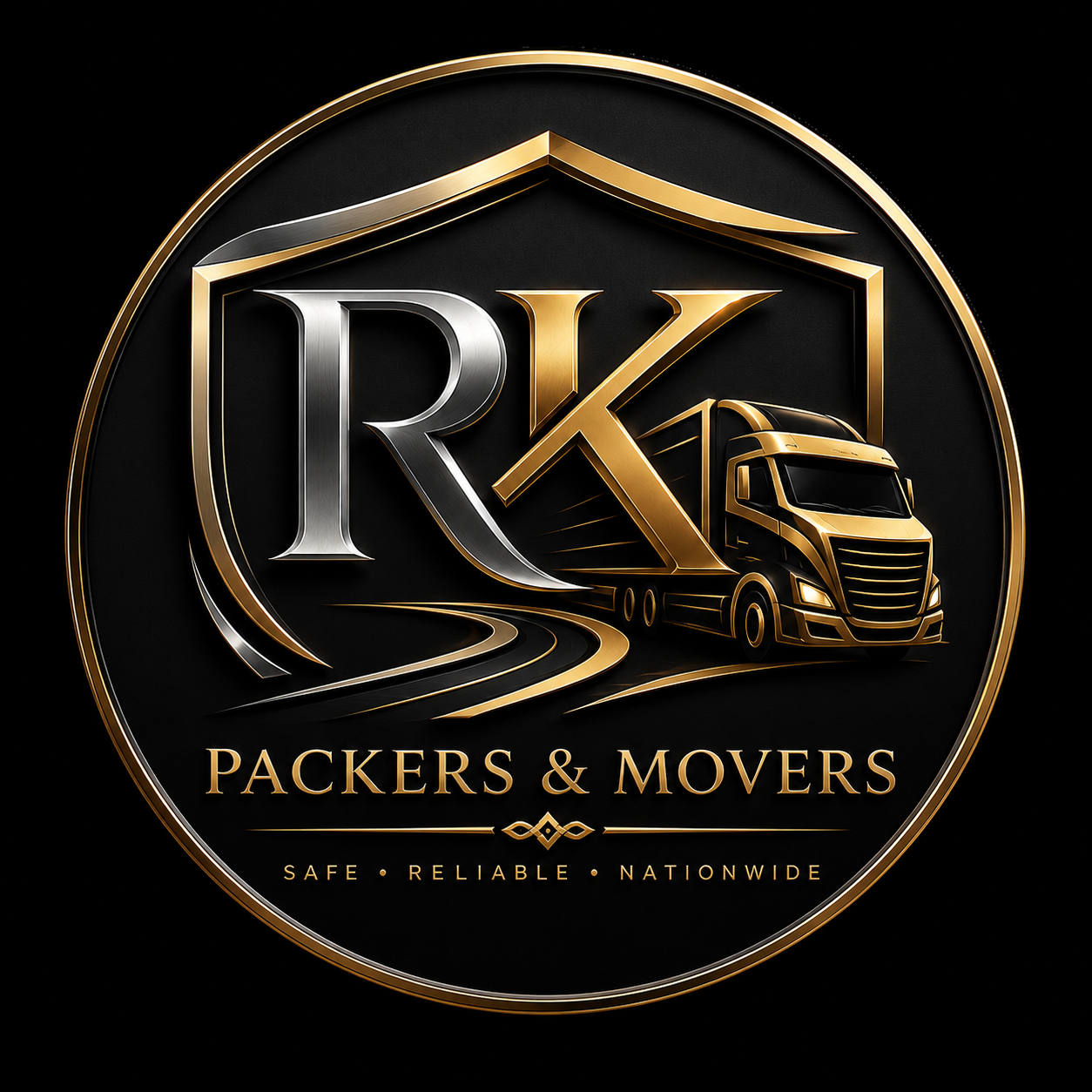 RK Packers & Movers logo